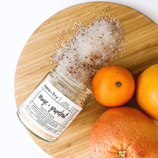 Orange + Grapefruit Bath Salts